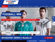 Tablet Screenshot of intersport-armin.de
